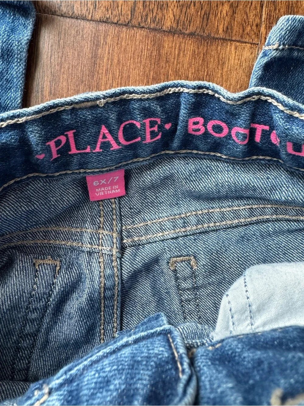 Children’s Place Girls' Blue Bootcut Denim Jeans Size 6x